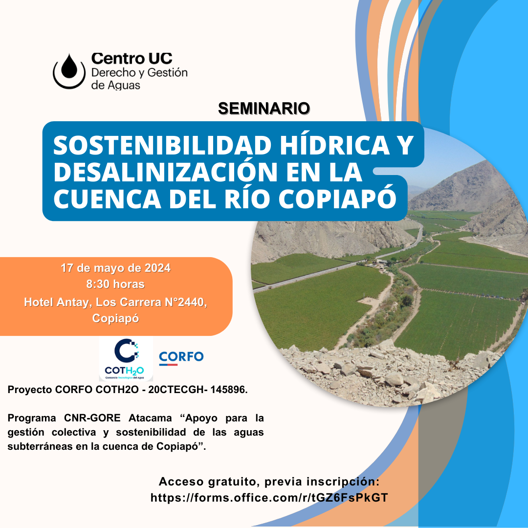 (COPIAPÓ) Sostenibilidad hídrica y desalinización en la cuenca del río Copiapó